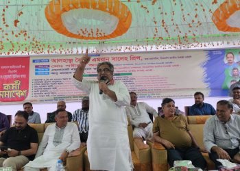 নির্বাচনের গ্যারান্টি আল্লাহ ও জনগণ: হালুয়াঘাটে বিএনপির কর্মী সমাবেশে এমরান সালেহ প্রিন্স