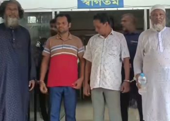 হালুয়াঘাটে সন্ত্রাসবিরোধী আইনের মামলায় আ.লীগের তিন নেতা গ্রেপ্তার