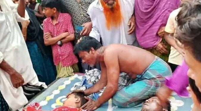 ময়মনসিংহের নান্দাইলে বজ্রপাতে পিতা-পুত্রের মৃত্যু
