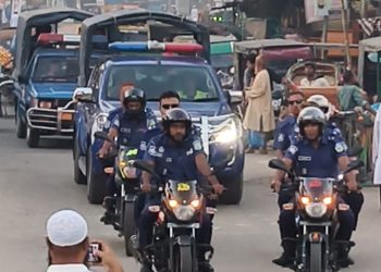 ১৩ নভেম্বর ঘিরে বিশেষ নির্দেশনায় ফুলপুরে পুলিশের টহল