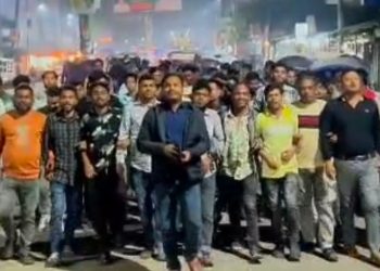 ময়মনসিংহ আওয়ামী ফ্যাসিবাদের বিরুদ্ধে মহানগর যুবদলের বিক্ষোভ মিছিল