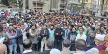 সন্ত্রাসী হামলার প্রতিবাদে ময়মনসিংহে বিএনপির বিক্ষোভ মিছিল, যুবদলের সক্রিয় অংশগ্রহণ