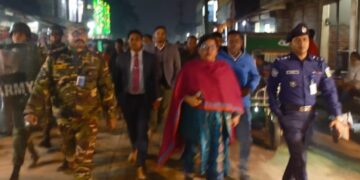 নির্বাচনকে কেন্দ্র করে ফুলপুরে যৌথবাহিনীর অভিযান শুরু
